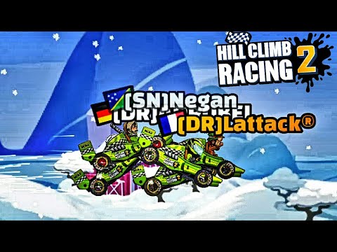 Power of landing boost ! Daily challenge hill climb racing 2