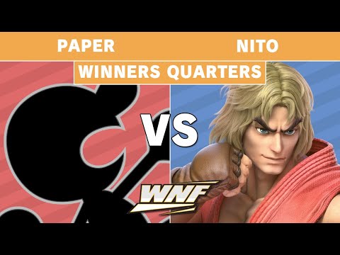 WNF 3.4 Paper (Mr Game and Watch) vs Nito (Ken) - Winners Quarter Finals - Smash Ultimate