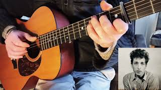 ‘Suze (The Cough Song)’ Bob Dylan OCT 1963 TTTAAC OUTTAKE vsn - Guitar Chords (Standard - Capo 4)