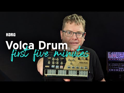 Volca Drum unboxing and setup - your first five minutes