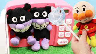 アンパンマン おもちゃ　アニメ  みんながパズルにかえられちゃったよ もとにもどせるかな？