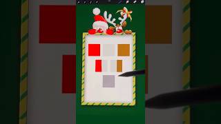 Christmas Color Magic: Digital Mixing in Procreate! #colormixing #christmas #procreate