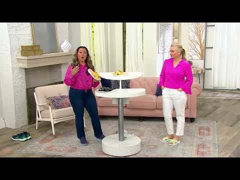 Ryka Cross Band Slide Sandals - Malin on QVC