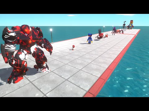 Avenger Superheroes vs Creepy Monster | Epic Animal Revolt Battle Simulator