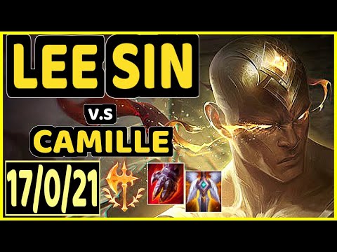 LAMABEAR (LEE SIN) vs CAMILLE - 17/0/21 KDA JUNGLE CHALLENGER GAMEPLAY - EUW