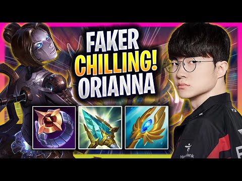 FAKER CHILLING WITH ORIANNA! - T1 Faker Plays Orianna MID vs Akali! | Season 2025