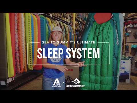 Sea to Summit Ascent 15 Down Sleeping Bag - Women's - Celery Green Long thumbnail
