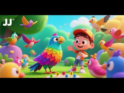 JJ und das Vogelzählspiel 🐦🔢😊 | Zähllied & Kinderlied | Nursery Rhymes & Kids Songs