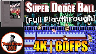 Super Dodge Ball World Cup Playthrough | 4K 60FPS | Video Games 101