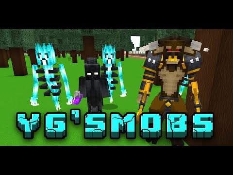 EPIC Mod YG’SMOBS for Minecraft!! 🔥🔥