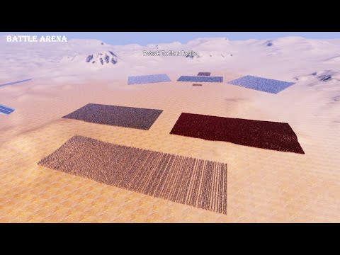 Golden Knights and Medieval Army vs Ancient Greek Warriors