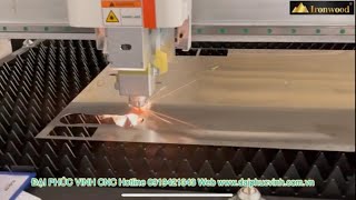 Combo máy cắt laser fiber cnc 3kw. cắt sắt hộp-tấm-nhôm-đồng-inox