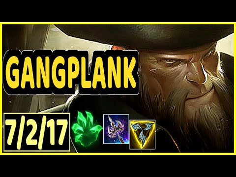 TOBIAS FATE (GANGPLANK) - 7/2/17 KDA GAMEPLAY - NA Ranked DIAMOND