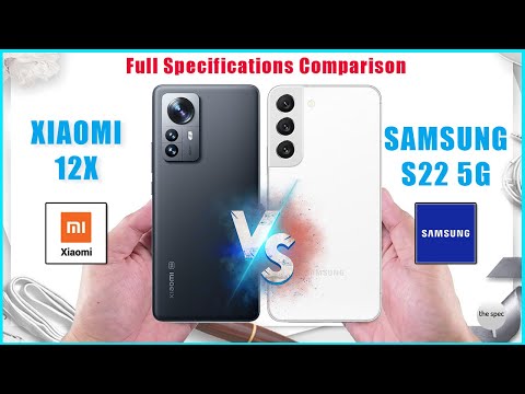 Xiaomi 12X vs Samsung Galaxy S22 5G | Full Specifications Comparison