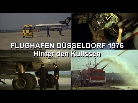 Flughafen Düsseldorf 1976 Hinter den Kulissen des Airports