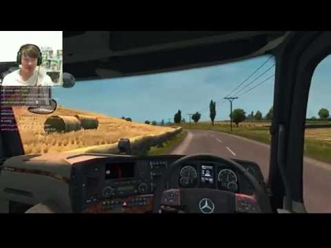 London to Budapest part 1 Euro Truck Simulator 2 live stream