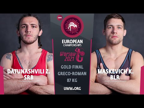 GOLD GR - 87 kg: Z. DATUNASHVILI (SRB) v. K. MASKEVICH (BLR)