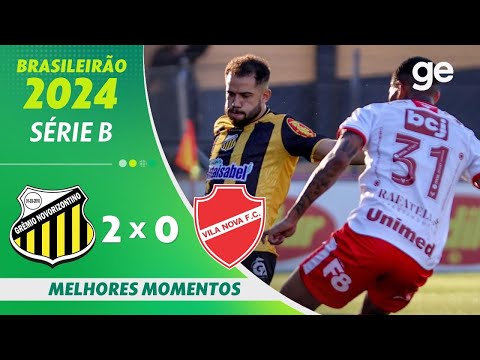 Gols e lances de Novorizontino x Vila Nova-GO