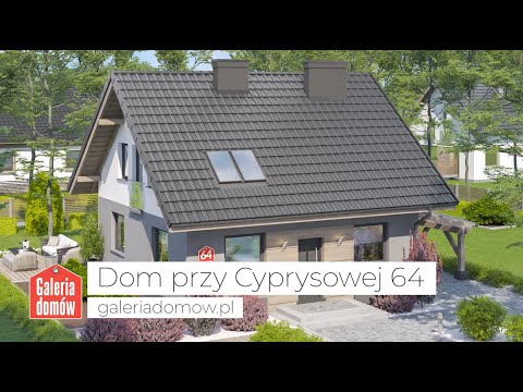 Projekt domu przy Cyprysowej 64 - GaleriaDomow.pl