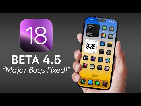 MAJOR BUGS Fixed in iOS 18 Beta 4.5 Re-Release Version! (Hindi)