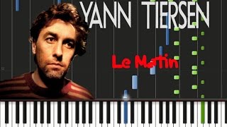 Yann Tiersen - Le Matin [Synthesia Tutorial]
