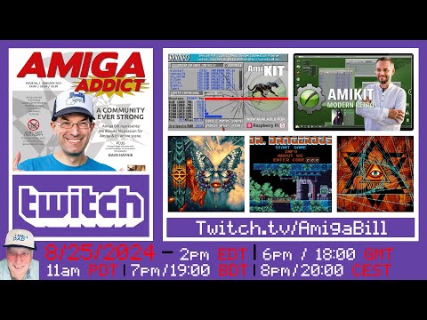 8/25/2024 - Commodore Amiga - AmiKit 12 Amiga Emulation w/ Guest Jan Z, Amiga News, Games, & Demos!