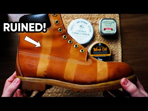 STOP Ruining Your Timberlands with Conditioner! ❌Oil & Wax on Nubuck Leather