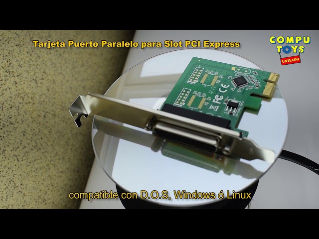 Vídeo relacionado con Tarjeta PCI de Puerto Paralelo 32 bit, Asignación Automática, Compatible con Impresora Grabadora - Diseño Bus Rápido, Fácil Instalación para Control Industrial y Equipos de
