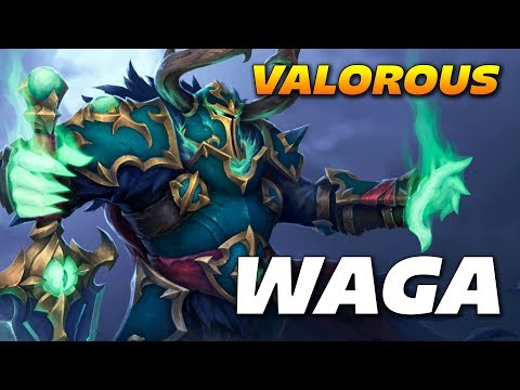 WAGA VALOROUS WRAITH KING - Dota 2 Pro Gameplay