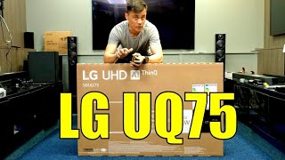 LG 2022 UQ75 50" Unboxing, Setup, Test and Review with 4K HDR Demo Videos 50UQ75