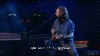 Eddie Vedder - Without you (lyrics on screen)