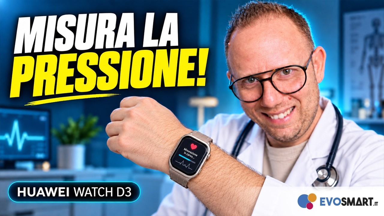 Il cinturino si GONFIA! HUAWEI WATCH D3 misura la pressione al polso