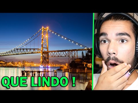 Portuguese reacts to the STATE of SANTA CATARINA (Curiosities)