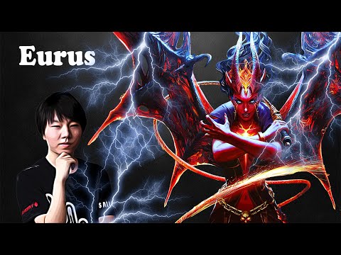 Eurus - Queen of Pain Midlane | Dota 2 7.27d Gameplay