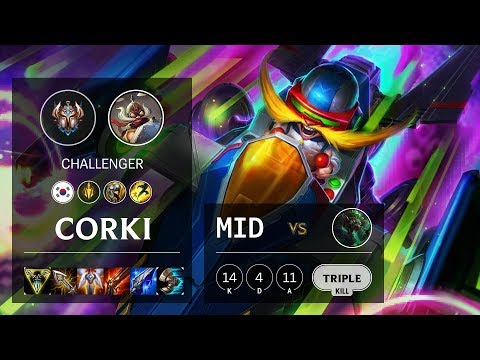 Corki Mid vs Twitch - KR Challenger Patch 10.10
