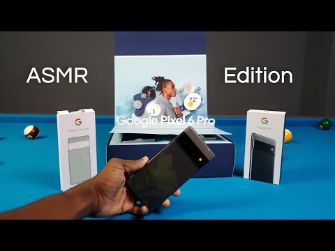 Google Pixel 6 Pro (Stormy Black) | Unboxing and First Look (ASMR Edition)