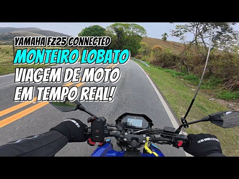 VIAGEM COMPLETA DE FZ25 CONNECTED PARA MONTEIRO LOBATO!