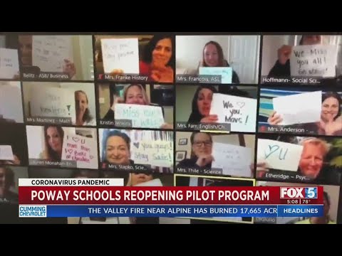 Poway Schools Reopening Pilot Program