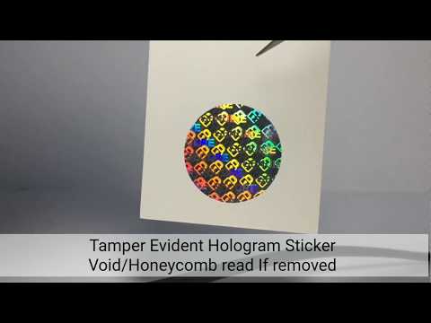 Round Hologram Sticker