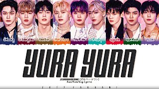 Download lagu ZEROBASEONE - 'YURA YURA' (ゆらゆら -運命の花-) Lyrics [Color Coded_Kan_Rom_Eng] mp3