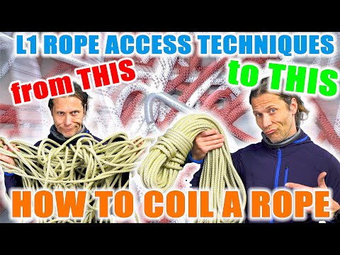 How To Coil a Rope - IRATA Rope Access Training