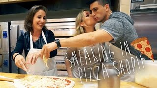 SNEAKING IN PIZZA SHOP!!!
