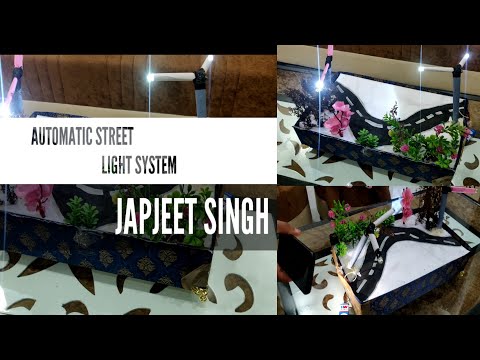 Automatic Street Light System using LDR | Science Project ideas | How to make street light system