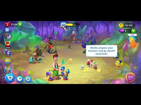 6030 Level #Unlocking New Level 6030 #fishdom #playrix #challenge, #Pretty Aqua Fishdom Gaming