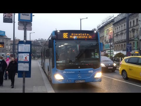 Budapest 8E busz útvonala | Kelenföld vasútállomás M - Újpalota, Nyírpalota út