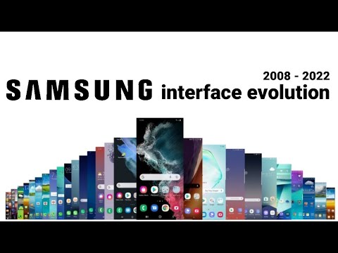 Samsung Interface Evolution: 2008 - 2022