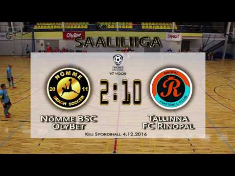 Futsal: Nõmme BSC - FC Rinopal 2:10 | Saaliliiga 2016/2017