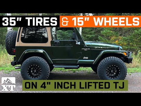 3-4" Lifted TJ | 35x12.5R15 | 15x8 Wheels - W&T Fitment