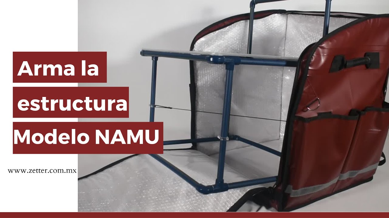 Arma la base de la mochila térmica | Modelo NAMU