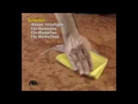 FILAMARBLE RESTORER: System zum Entfernen von Säureflecken von Natursteinbelägen mit Glanzfinish